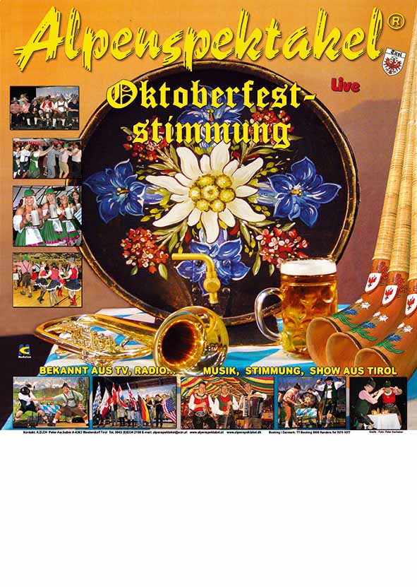 Alpenspektakel Oktoberfest Plakar Deutsch